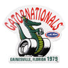 NHRA Gatornationals Embossed Shaped Metal Wall Sign - 16.5" x 15.25"